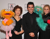 Fran Brill, Musician Juanes and Carmen Osbahr at the 2010 AFTRA AMEE Awards in New York.