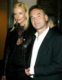 Nick Broomfield and Charlize Theron at the charity screening of "Aileen: Life & Death Of A Serial Killer."