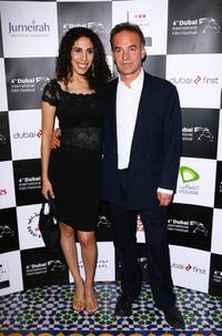 Nick Broomfield and Yasmine Hanani at the premiere of "Battle for Haditha" during day 4th Dubai International Film Festival.