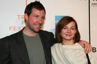 Director Ed Burns and Heather Burns at the premiere of "The Groomsmen" during the 5th Annual Tribeca Film Festival.