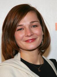 Heather Burns at the premiere of "The Groomsmen" during the 5th Annual Tribeca Film Festival.