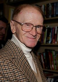Red Buttons at the premiere book signing of author Ben Alba's "Inventing Late Night: Steve Allen and the Original Tonight Show".