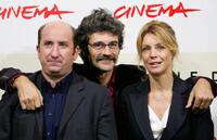 Antonio Albanese, director Silvio Soldni and Margherita Buy at the photocall of "Giorni E Nuvole" during the Rome Film Festival.
