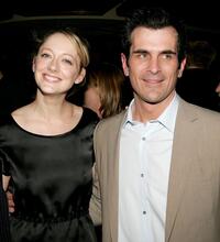 Judy Greer and Ty Burrell at the opening night after party of "Show People."