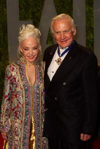 Lois Aldrin and Buzz Aldrin at the 2009 Vanity Fair Oscar Party.