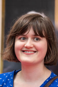 Ella Bruccoleri at "The Lehman Trilogy" play press night in London.