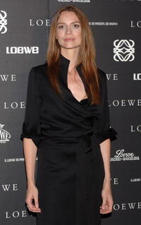 Saffron Burrows at the 160th Anniversary Loewe dinner in Madrid.