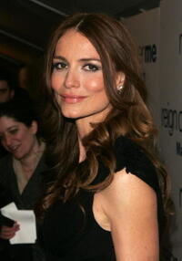 Saffron Burrows at a N.Y. premiere of "Reign Over Me."