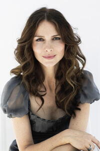Saffron Burrows in a portrait shoot during the Cannes Film Festival.
