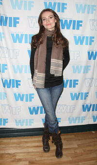 Saffron Burrows at the Women in Film panel during the 2008 Sundance Film Festival.