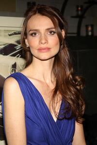Saffron Burrows at the New York screening of "The Bank Job."