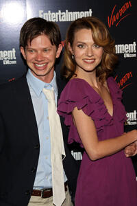 Lee Norris and Hilarie Burton at the Entertainment Weekly and Vavoom annual upfront party in New York.