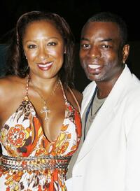 Levar Burton and Stephanie Cozart Burton at the Bermuda Music Festival.
