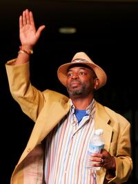 Levar Burton at the television series "Star Trek: The Next Generation".