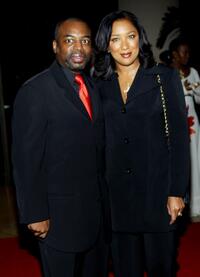 Levar Burton and his wife Stephanie Cozart at the UNICEF Goodwill Gala: 50 Years of Celebrity Advocacy.