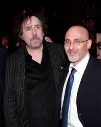 Tim Burton and Jeff Robinov at the special screening of "Sweeney Todd."