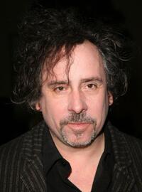 Tim Burton at the special screening of "Sweeney Todd."