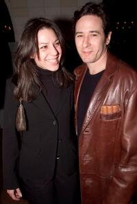 Nicole Burdette and Rob Morrow at the post premiere party of "Maze."
