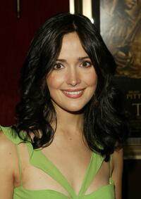 Rose Byrne at the premiere of "Troy."