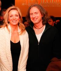 Martine Reardon and Michael Buscemi at the special premiere of "Yes, Virginia."