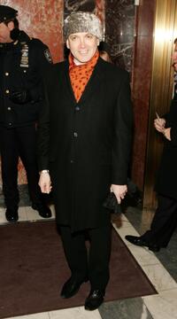 Charles Busch at the opening night performance of "Dirty Rotten Scoundrels."