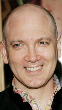 Charles Busch at the opening of "Curtains."
