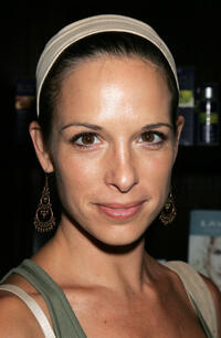 Danielle Burgio at the Ultimate "Green" Room Eco Lounge Emmy Gift Suite in California.