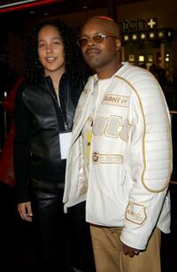 Gina Prince Bytewood and Reggie Rock Bythewood at the after party of the premiere of "Biker Boyz."