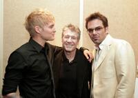 Toby Hemingway, Fred Ward and Billy Burke at the premiere of "Feast of Love."