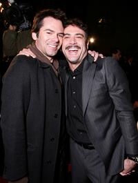 Billy Burke and Jeffrey Dean Morgan at the premiere of "P.S. I Love You."