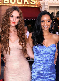 Toni Busker and Sanya Hughes at the California premiere of "Pirates of the Caribbean: On Stranger Tides."