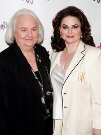 Delta Burke and her mother at the New York after party for the opening night of "Steel Magnolias."