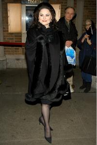 Delta Burke at the opening night of "Wonderful Town."