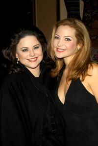 Delta Burke and Jennifer Westfeldt at the New York opening night of "Wonderful Town."
