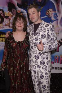 Kathy Burke and Harry Enfield at the UK premiere of "Kevin and Perry Go Large."