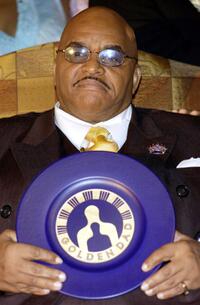 Solomon Burke at the Golden Dads Awards ceremony.