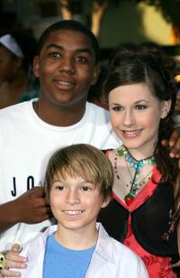 Christopher Massey, Paul Butcher and Erin Sanders at the California premiere of "Monster House."