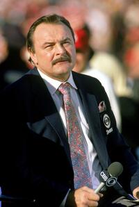 Dick Butkus at an game between Minnesota Vikings and the San Francisco 49ers.
