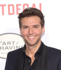Guy Burnet at the California premiere of "Mortdecai."
