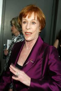 Carol Burnett at the opening night of Mel Brooks "The Producers".