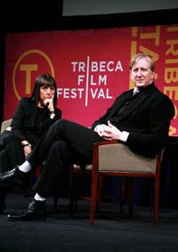 Lisa Robinson and T-Bone Burnett at the 5th Annual Tribeca Film Festival.