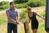 Gerard Butler and Jennifer Aniston in "The Bounty Hunter."