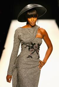 Naomi Campbell at a Fashion Relief Show during the London Fashion Week 2007.