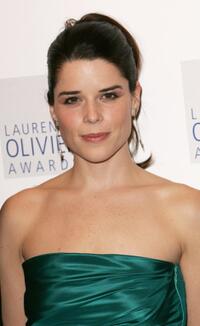 Neve Campbell at the Laurence Olivier Awards.