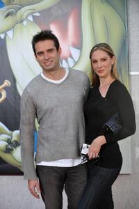Bruno Campos and Paula Marshall at the world premiere screening of "The Princess and The Frog."