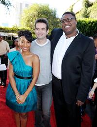 Anika Noni Rose, Bruno Campos and Michael-Leon Wooley at the premiere of "The Princess and The Frog."