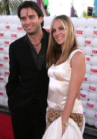 Bruno Campos and Guest at the Fox All-Star Television Critics Association party.