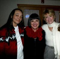 Tantoo Cardinal, Eve Ensler and Jane Fonda at the premiere of "Until the Violence Stops."