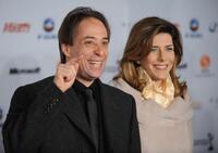 Pedro Cardoso and his wife Graciella at the 36th International Emmy Awards.