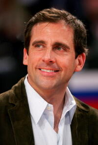 Steve Carell watches the 2007 NBA All Star Game on February 18, 2007 at Thomas & Mack Center in Las Vegas, Nevada.